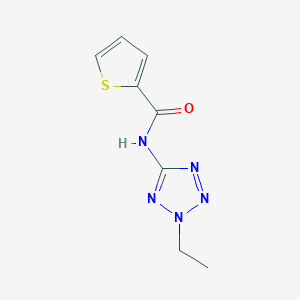molecular formula C8H9N5OS B244538 N-(2-ethyl-2H-tetrazol-5-yl)thiophene-2-carboxamide 
