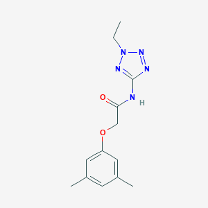 molecular formula C13H17N5O2 B244541 2-(3,5-dimethylphenoxy)-N-(2-ethyl-2H-tetrazol-5-yl)acetamide 