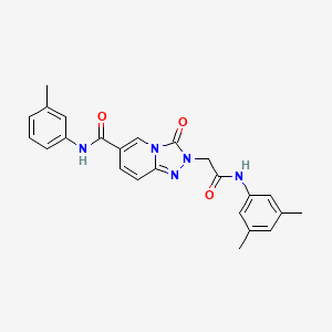 N-[4-(3-{[4-(4-fluorophenyl)piperazin-1-yl]sulfonyl}-4-methoxyphenyl)-3-methylisoxazol-5-yl]acetamide
