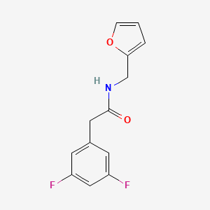 2-(3,5-difluorophenyl)-N-(furan-2-ylmethyl)acetamide