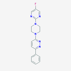3-[4-(5-Fluoropyrimidin-2-yl)piperazin-1-yl]-6-phenylpyridazine