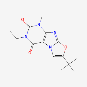 7-(tert-butyl)-3-ethyl-1-methyloxazolo[2,3-f]purine-2,4(1H,3H)-dione