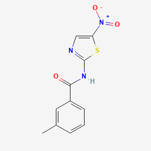 3-methyl-N-(5-nitro-1,3-thiazol-2-yl)benzamide
