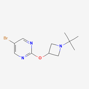 5-Bromo-2-[(1-tert-butylazetidin-3-yl)oxy]pyrimidine