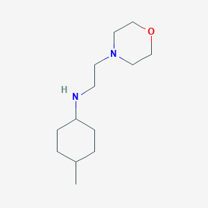 molecular formula C13H26N2O B2445509 4-methyl-N-(2-morpholin-4-ylethyl)cyclohexan-1-amine CAS No. 416861-77-3