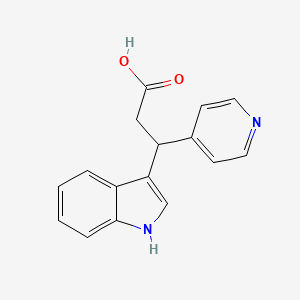 3-(1H-Indol-3-yl)-3-pyridin-4-yl-propionic acid