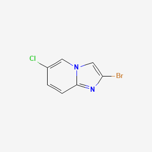 molecular formula C7H4BrClN2 B2445556 2-Bromo-6-chloro-imidazo[1,2-a]pyridine CAS No. 190074-48-7