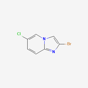 molecular formula C7H4BrClN2 B2445556 2-Bromo-6-chloroimidazo[1,2-a]pyridine CAS No. 190074-48-7