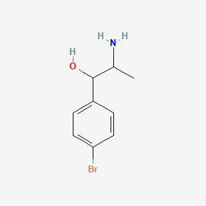 molecular formula C9H12BrNO B2445561 2-Amino-1-(4-bromophenyl)propan-1-ol CAS No. 792876-12-1