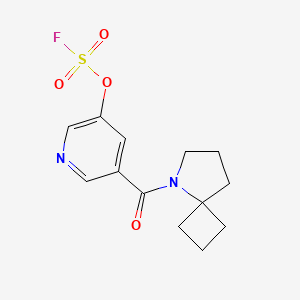 5-(5-Fluorosulfonyloxypyridine-3-carbonyl)-5-azaspiro[3.4]octane