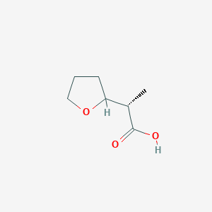 (2S)-2-(Oxolan-2-yl)propanoic acid