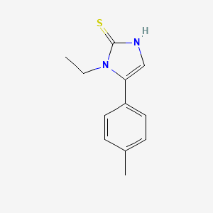 1-ethyl-5-(4-methylphenyl)-1H-imidazole-2-thiol