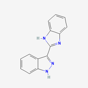 3-(1H-Benzimidazol-2-YL)-1H-indazole
