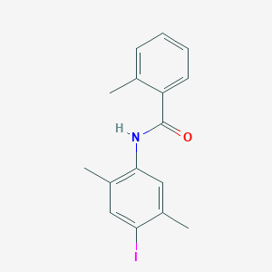molecular formula C16H16INO B244574 N-(4-iodo-2,5-dimethylphenyl)-2-methylbenzamide 