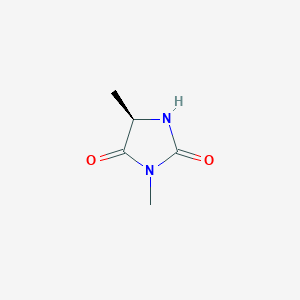 molecular formula C5H8N2O2 B2445762 (R)-3,5-Dimethylimidazolidine-2,4-dione CAS No. 71921-88-5