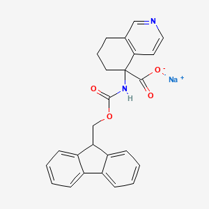 Sodium;5-(9H-fluoren-9-ylmethoxycarbonylamino)-7,8-dihydro-6H-isoquinoline-5-carboxylate