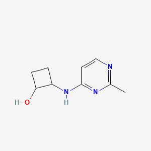 molecular formula C9H13N3O B2445785 2-[(2-Methylpyrimidin-4-yl)amino]cyclobutan-1-ol CAS No. 2200034-17-7