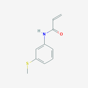 molecular formula C10H11NOS B2445843 N-[3-(methylsulfanyl)phenyl]prop-2-enamide CAS No. 303129-61-5