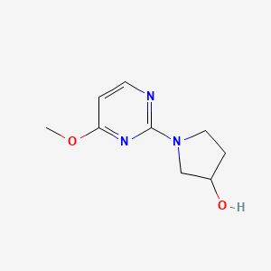 molecular formula C9H13N3O2 B2445845 1-(4-Methoxypyrimidin-2-yl)pyrrolidin-3-ol CAS No. 2166772-56-9