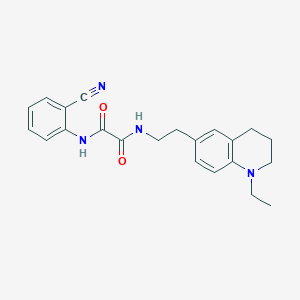 N1-(2-cyanophenyl)-N2-(2-(1-ethyl-1,2,3,4-tetrahydroquinolin-6-yl)ethyl)oxalamide