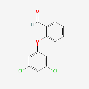 molecular formula C13H8Cl2O2 B2445865 2-(3,5-二氯苯氧基)苯甲醛 CAS No. 1153550-23-2