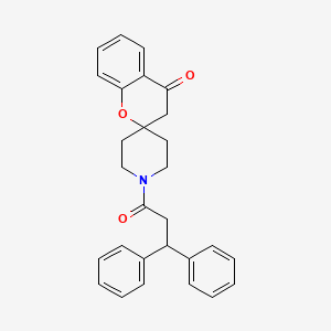 1'-(3,3-Diphenylpropanoyl)spiro[chroman-2,4'-piperidin]-4-one