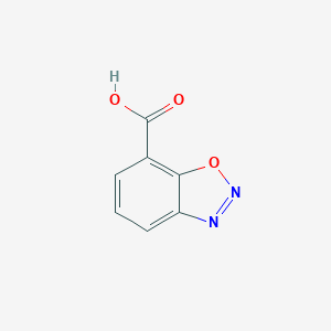 molecular formula C7H4N2O3 B2445922 1,2,3-Benzoxadiazole-7-carboxylic acid CAS No. 1546503-21-2