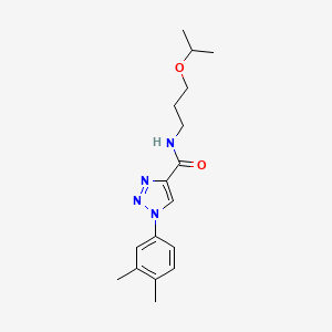 molecular formula C17H24N4O2 B2445937 3-(4-吗啉-4-基苯基)-N-丙基-1,2,4-恶二唑-5-甲酰胺 CAS No. 1206986-10-8
