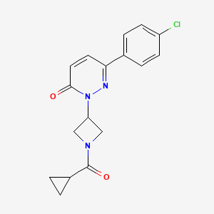 6-(4-Chlorophenyl)-2-[1-(cyclopropanecarbonyl)azetidin-3-yl]pyridazin-3-one