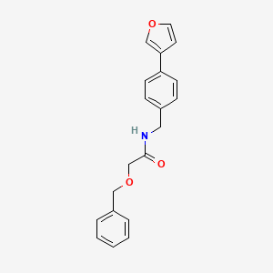 2-(benzyloxy)-N-(4-(furan-3-yl)benzyl)acetamide