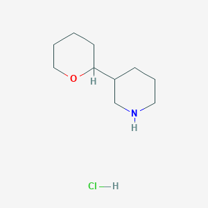 3-(Oxan-2-yl)piperidine hydrochloride
