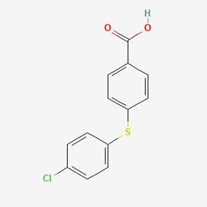 molecular formula C13H9ClO2S B2446019 4-[(4-氯苯基)硫基]苯甲酸 CAS No. 78259-01-5