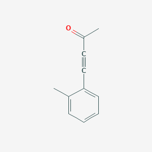 molecular formula C11H10O B2446021 4-(2-甲基苯基)丁-3-炔-2-酮 CAS No. 80221-01-8