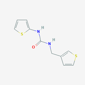 molecular formula C10H10N2OS2 B2446027 1-(Thiophen-2-yl)-3-(thiophen-3-ylmethyl)urea CAS No. 1211086-70-2