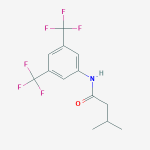 N-[3,5-bis(trifluoromethyl)phenyl]-3-methylbutanamide