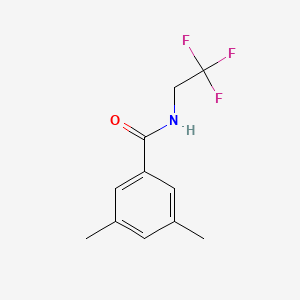 molecular formula C11H12F3NO B2446053 3,5-Dimethyl-N-(2,2,2-trifluoroethyl)benzamide CAS No. 1533767-67-7