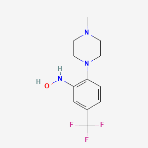 N-[2-(4-methylpiperazin-1-yl)-5-(trifluoromethyl)phenyl]hydroxylamine