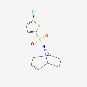 (1R,5S)-8-((5-chlorothiophen-2-yl)sulfonyl)-8-azabicyclo[3.2.1]oct-2-ene