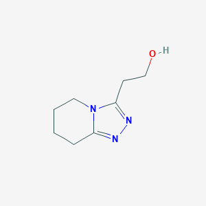 molecular formula C8H13N3O B2446134 2-{5H,6H,7H,8H-[1,2,4]triazolo[4,3-a]pyridin-3-yl}ethan-1-ol CAS No. 1528505-38-5