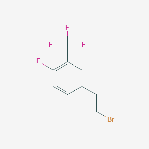 4-(2-Bromoethyl)-1-fluoro-2-(trifluoromethyl)benzene