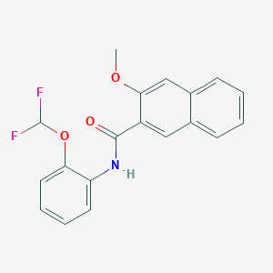 N-[2-(difluoromethoxy)phenyl]-3-methoxy-2-naphthamide