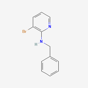 molecular formula C12H11BrN2 B2446172 3-Bromo-2-benzylaminopyridine CAS No. 868603-37-6