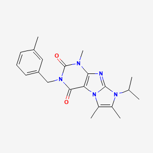 4,7,8-Trimethyl-2-[(3-methylphenyl)methyl]-6-propan-2-ylpurino[7,8-a]imidazole-1,3-dione
