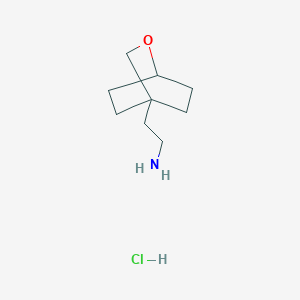2-(2-Oxabicyclo[2.2.2]octan-4-yl)ethanamine;hydrochloride