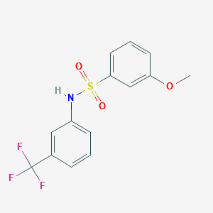 3-methoxy-N-(3-(trifluoromethyl)phenyl)benzenesulfonamide