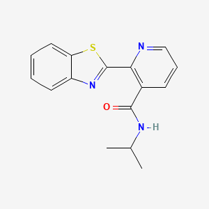 2-(benzo[d]thiazol-2-yl)-N-isopropylnicotinamide