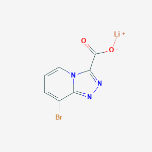 molecular formula C7H3BrLiN3O2 B2446304 Lithium(1+) ion 8-bromo-[1,2,4]triazolo[4,3-a]pyridine-3-carboxylate CAS No. 2229325-70-4