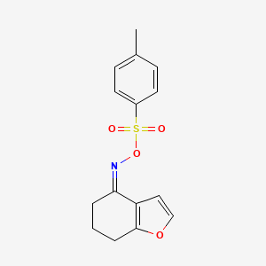 4-({[(4-Methylphenyl)sulfonyl]oxy}imino)-6,7-dihydro-1-benzofuran