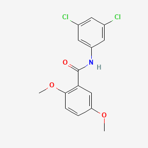 molecular formula C15H13Cl2NO3 B2446323 N-(3,5-dichlorophenyl)-2,5-dimethoxybenzamide CAS No. 955826-04-7