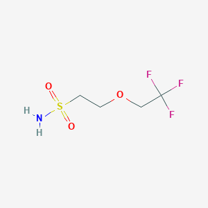 molecular formula C4H8F3NO3S B2446333 2-(2,2,2-Trifluoroethoxy)ethanesulfonamide CAS No. 1250791-57-1